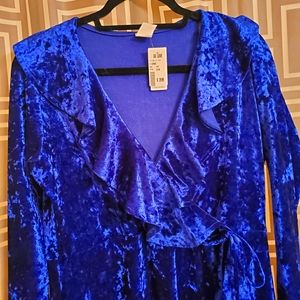 Crushed Velvet Dress